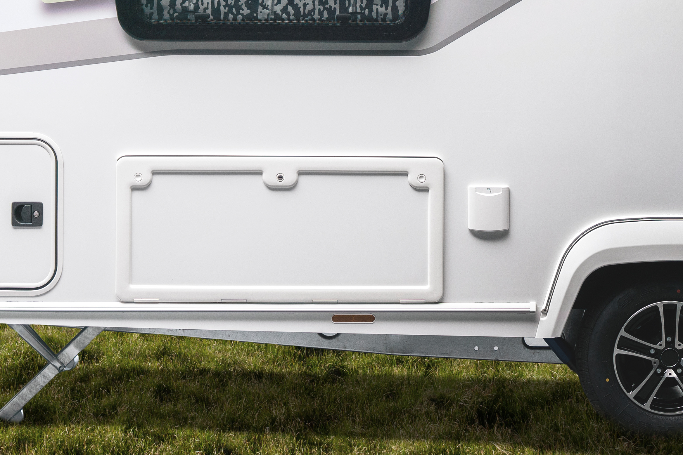 Rechteckige Außenstauklappe 